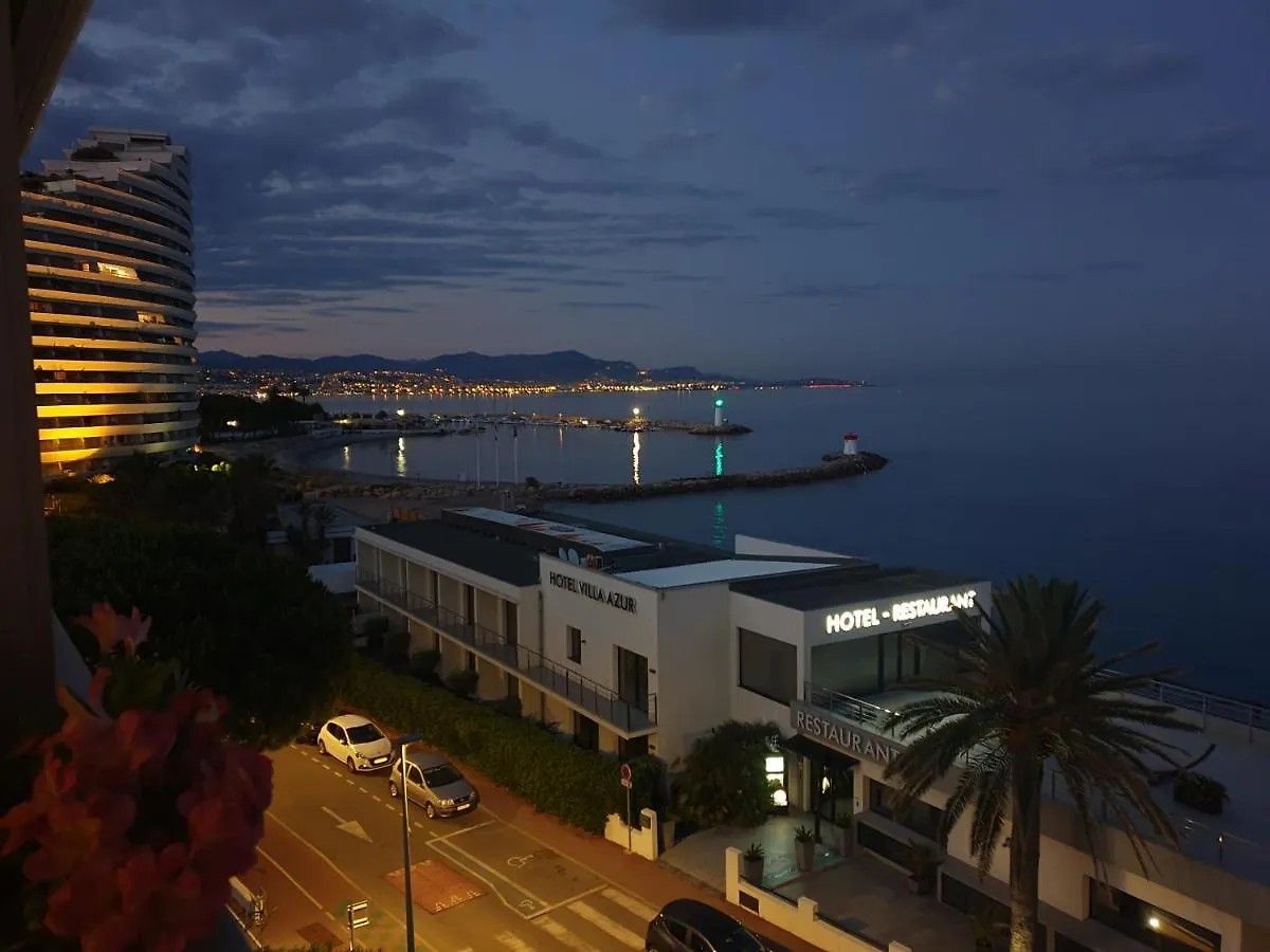 Vue mer panoramique devant la plage au calme! Villeneuve-Loubet France